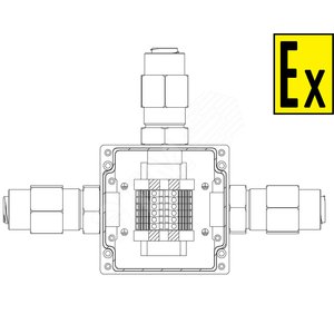 Коробка коммутационная взрывозащищенная КВМК 606