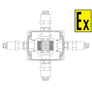 Коробка коммутационная взрывозащищенная КВМК 603
