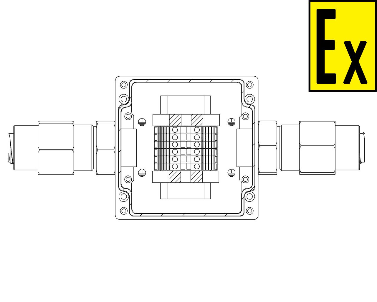 Коробка коммутационная взрывозащищенная КВМК 605