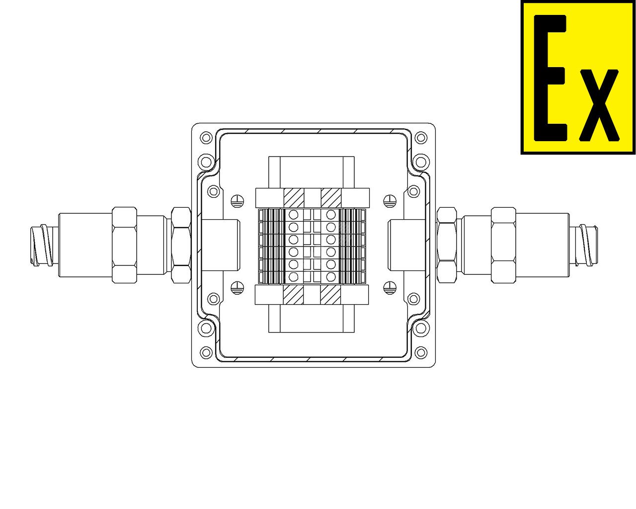 Коробка коммутационная взрывозащищенная КВМК 601