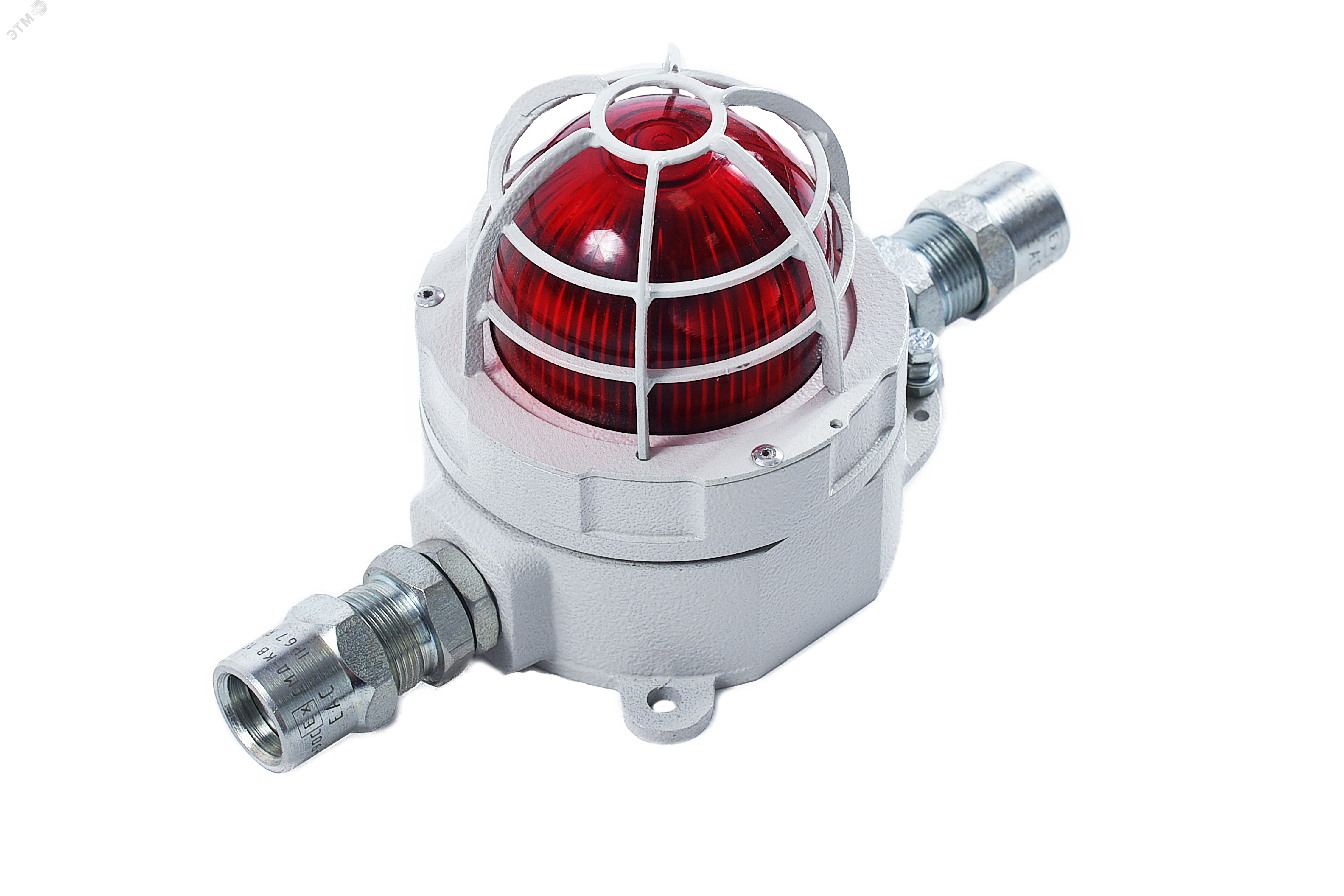 Оповещатель световой пожарный взрывозащищенный Орбита МК М С Н без вводов