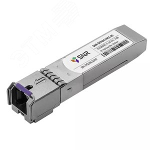 Модуль SFP WDM 1хSC, 1 Гб/с, 12 дБ, Tx:1550/Rx:1310 нм, до 20 км -SFP100-W53-20