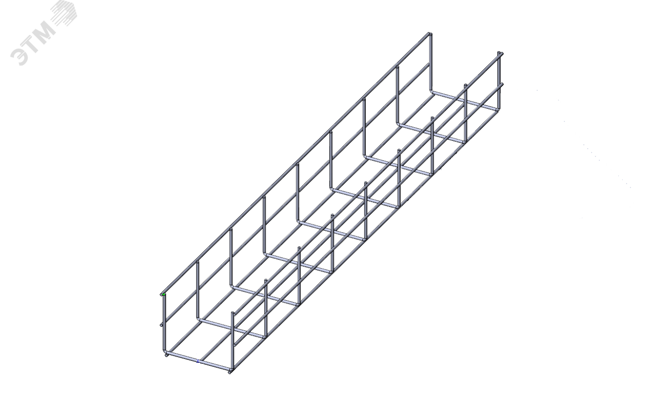 Лоток проволочный прямой ПП4.100.105.3000.8.2