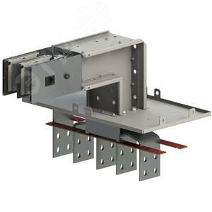 Секция магистральная  присоединительная ШМА-5 3200А IP55 AL 3P+N(100%)+PE (корпус)  к шкафу угловая вертикальная ШМА 5.10.3200.51