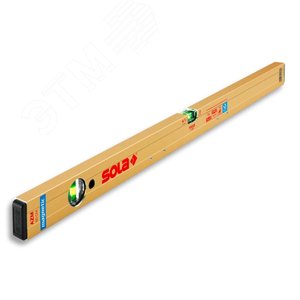 Уровень алюминевый магнитный AZM 40, L=40 см, 2 глазка, точн. 0,5мм/м