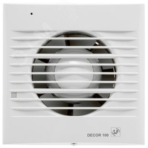 Вентилятор вытяжной Decor 100CH с датчиком влажности
