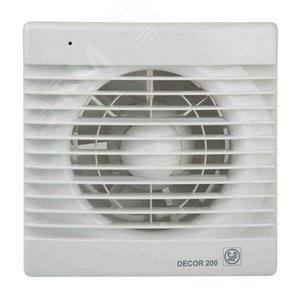 Вентилятор вытяжной Decor 200CR с таймером