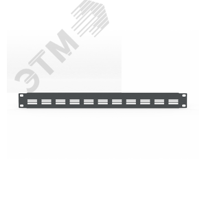 Фальшпанель в шкаф 19'' 1U SBP-001