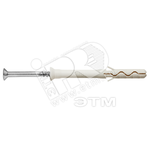 Дюбель-гвоздь 6х80 LYT UK KP потайной бортик, нейлон (100шт)