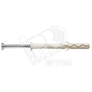 Дюбель-гвоздь 6х60 LYT LK SP цилиндрический бортик, нейлон (200шт)