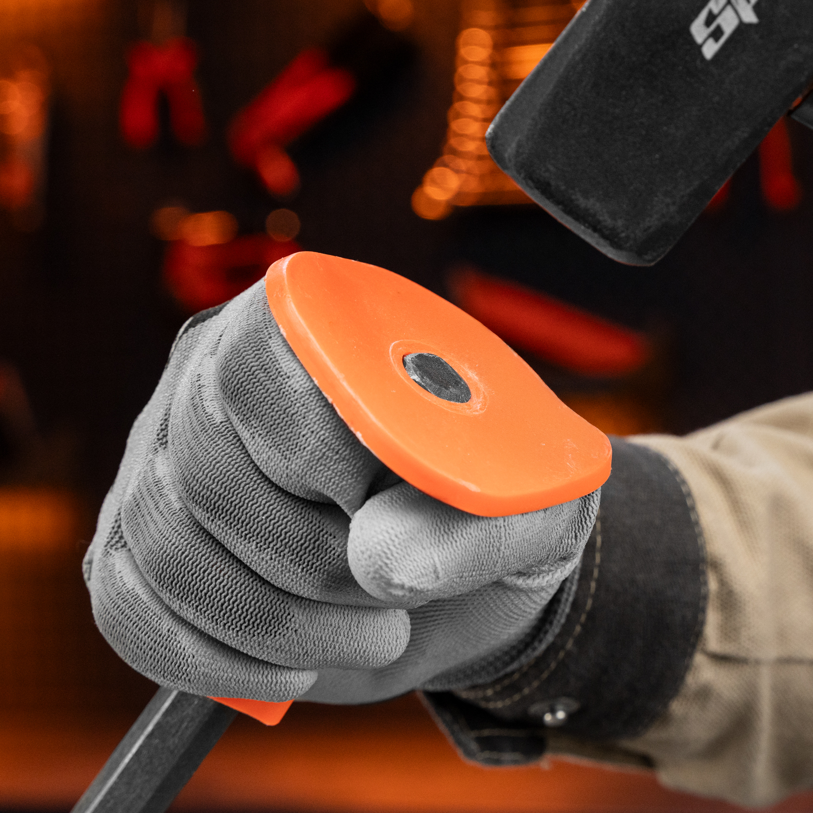 Зубило, 300 х 24 мм, с протектором,  Sparta