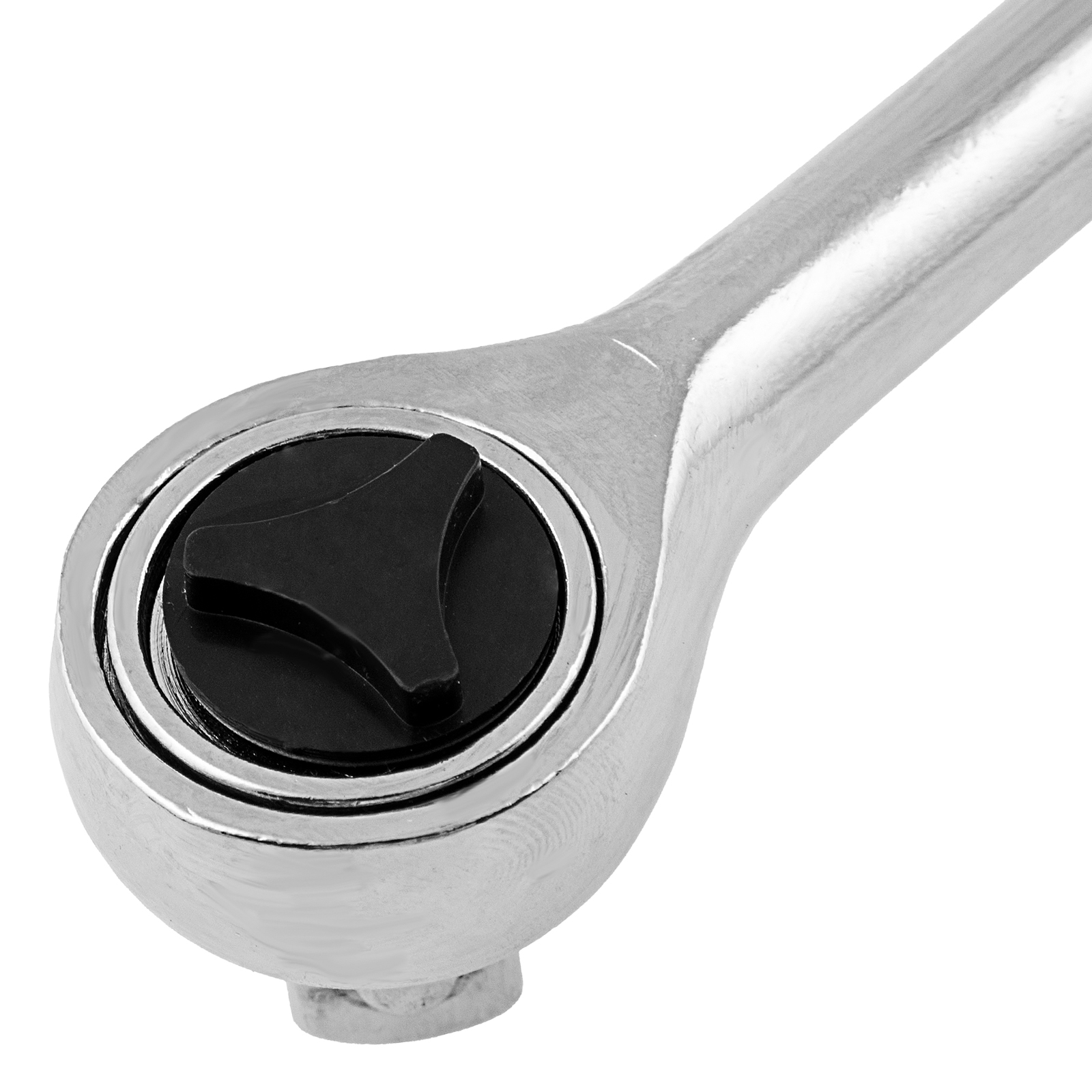 Ключ-трещотка 1/2", 45 зубьев, с переключателем, хром Sparta