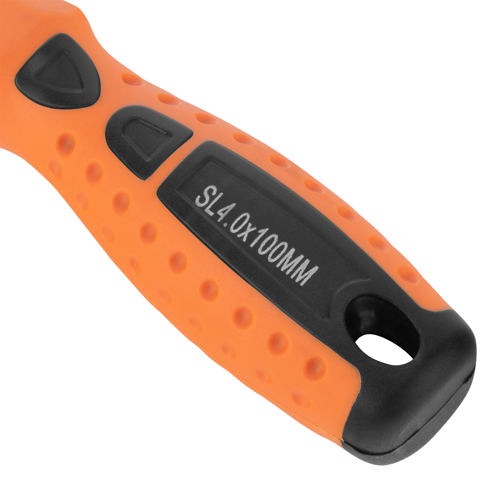 Отвертка "Point", SL4 х 100 мм, CrV, двухкомпонентная рукоятка Sparta