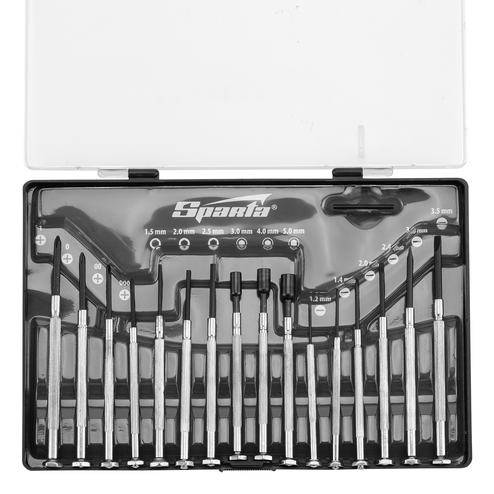 Набор отверток для точной механики, 16 шт, Sparta