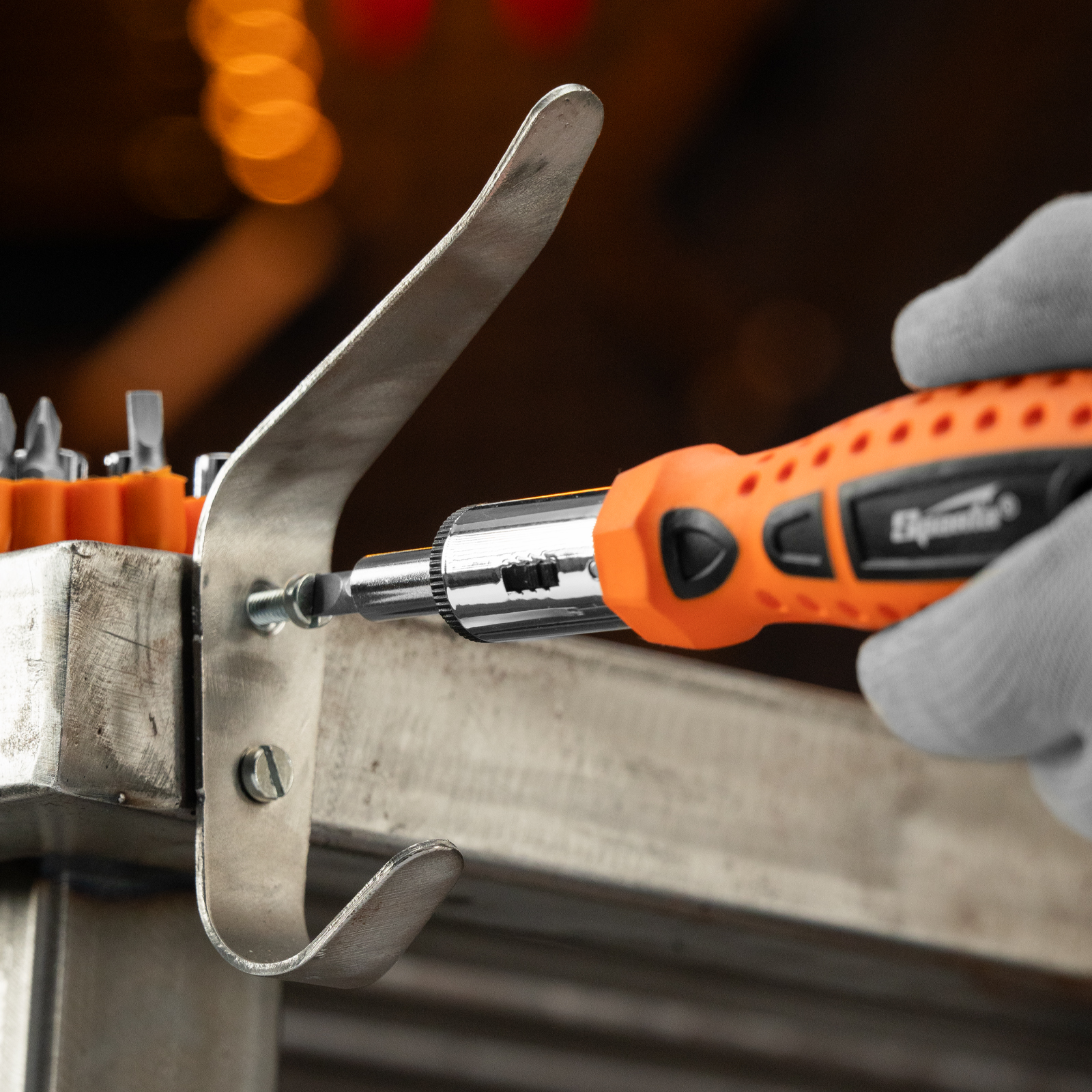 Отвертка реверсивная, биты, головки торцевые, 14 шт, Sparta