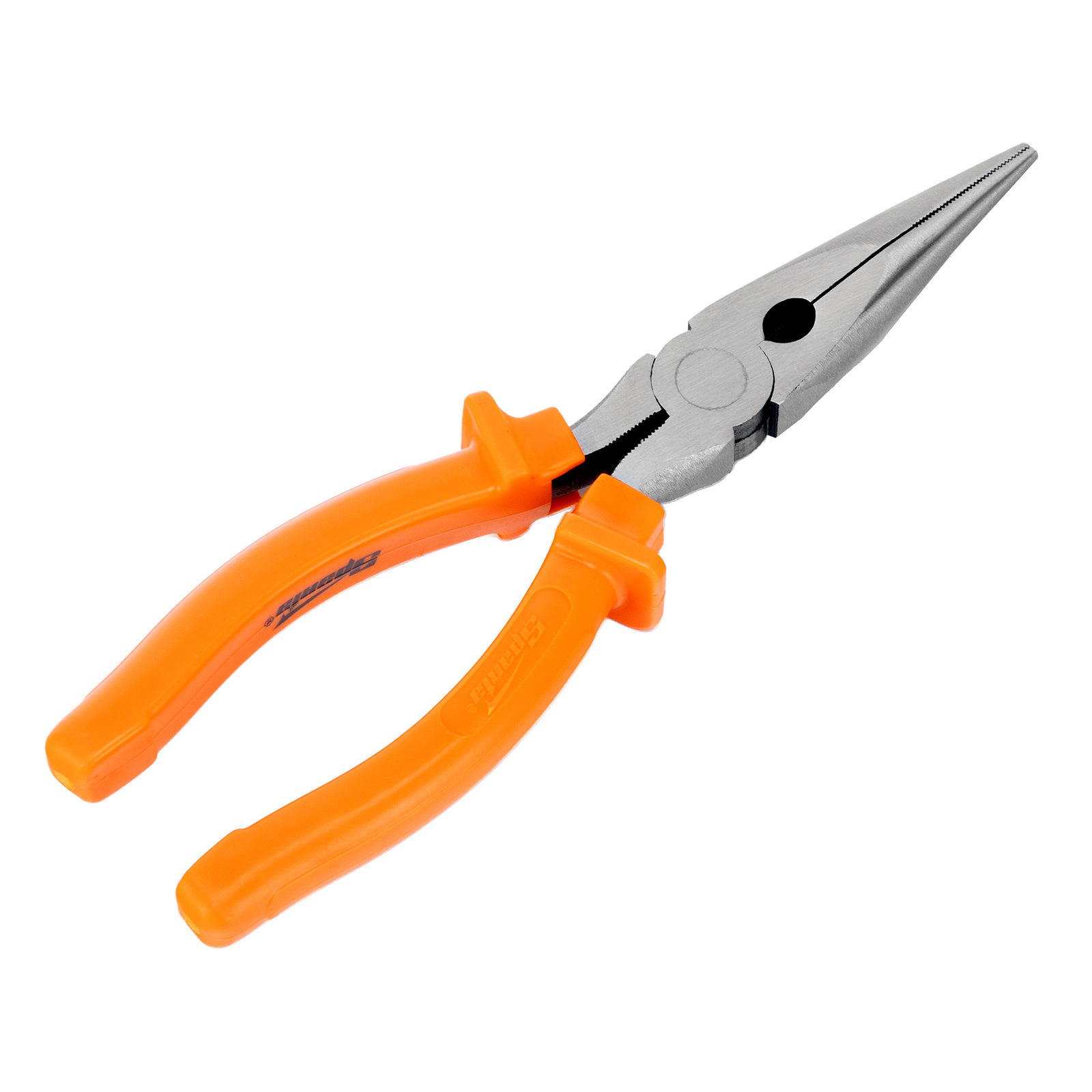 Длинногубцы прямые Classic, 200 мм, шлифованные, пластмассовые рукоятки Sparta