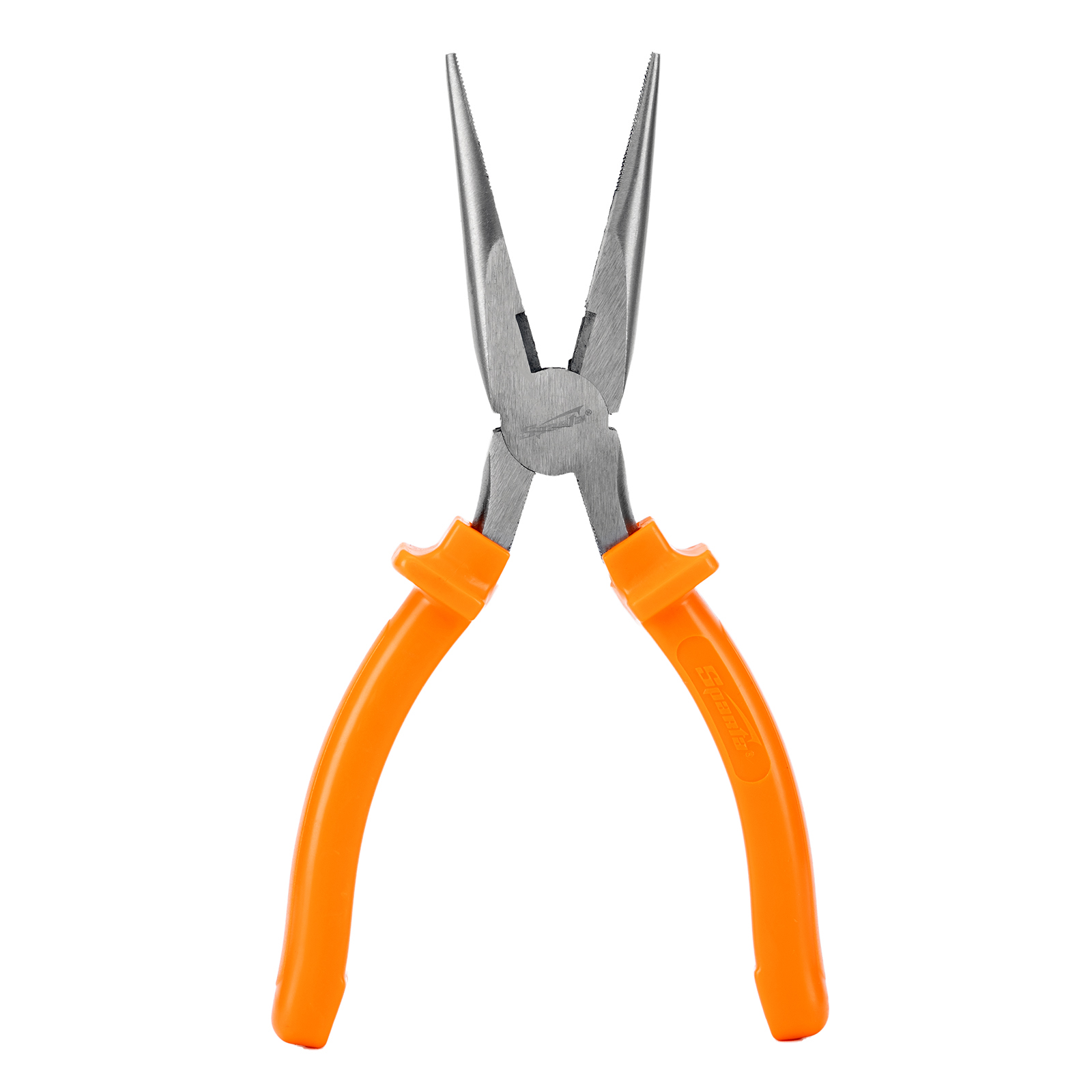 Длинногубцы прямые Classic, 200 мм, шлифованные, пластмассовые рукоятки Sparta