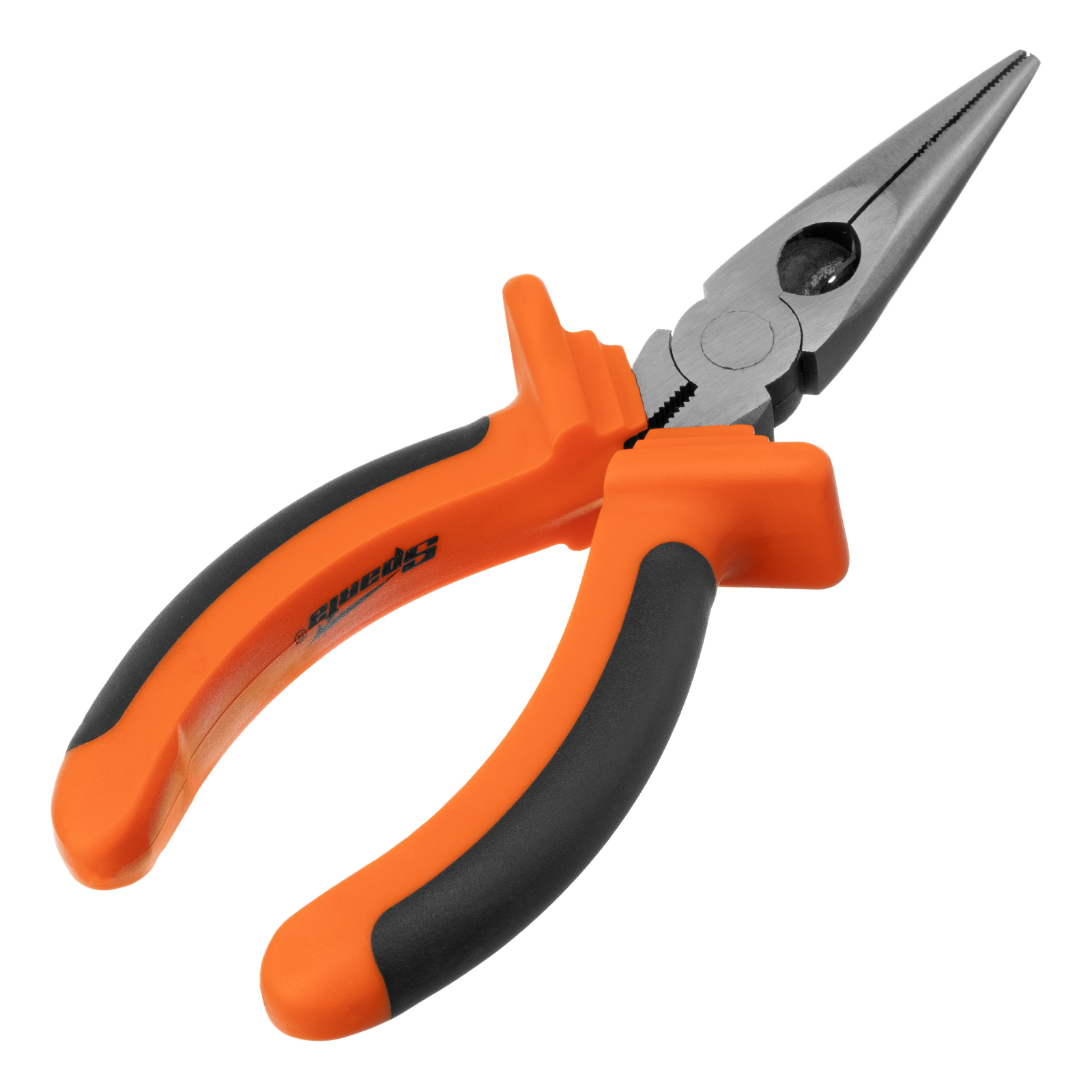 Длинногубцы прямые Comfort, 160 мм ,шлифованные, двухкомпонентные рукоятки Sparta