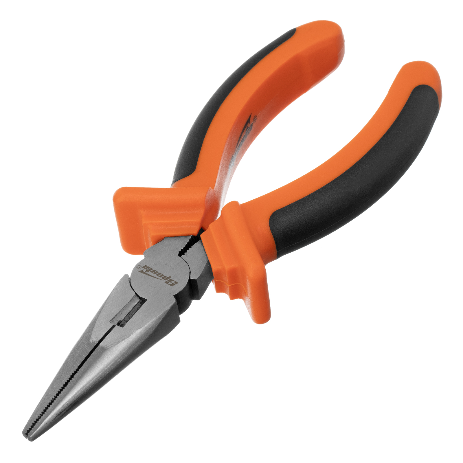 Длинногубцы прямые Comfort, 160 мм ,шлифованные, двухкомпонентные рукоятки Sparta