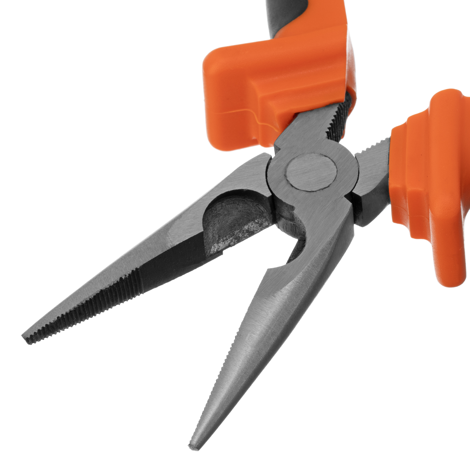 Длинногубцы прямые Comfort, 160 мм ,шлифованные, двухкомпонентные рукоятки Sparta