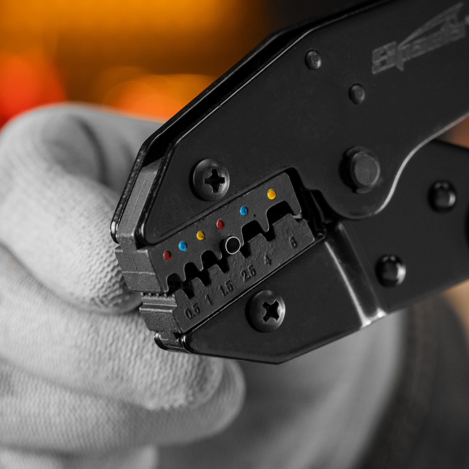 Клещи, 0.5-6 мм, для обжима электрокабеля Sparta