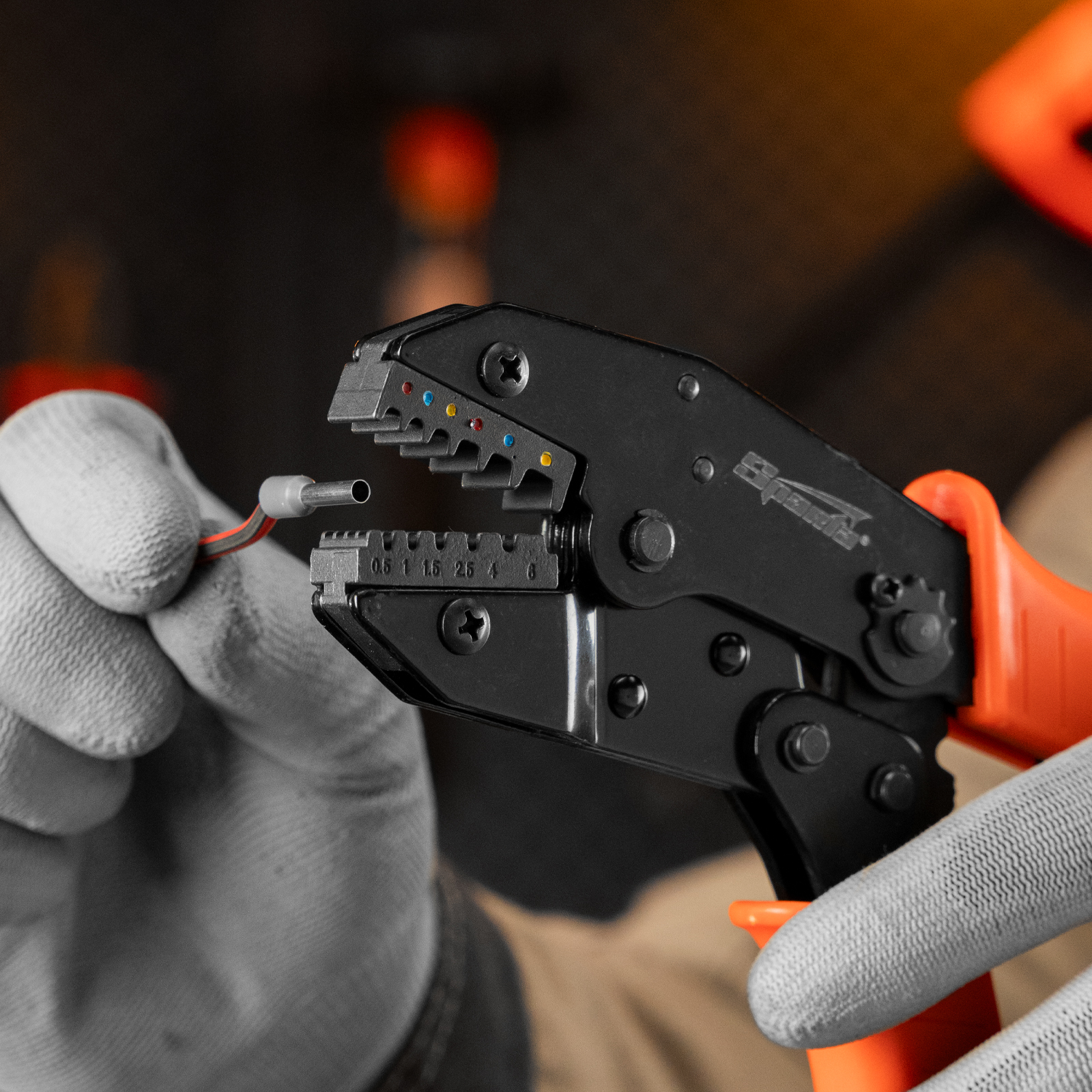 Клещи, 0.5-6 мм, для обжима электрокабеля Sparta