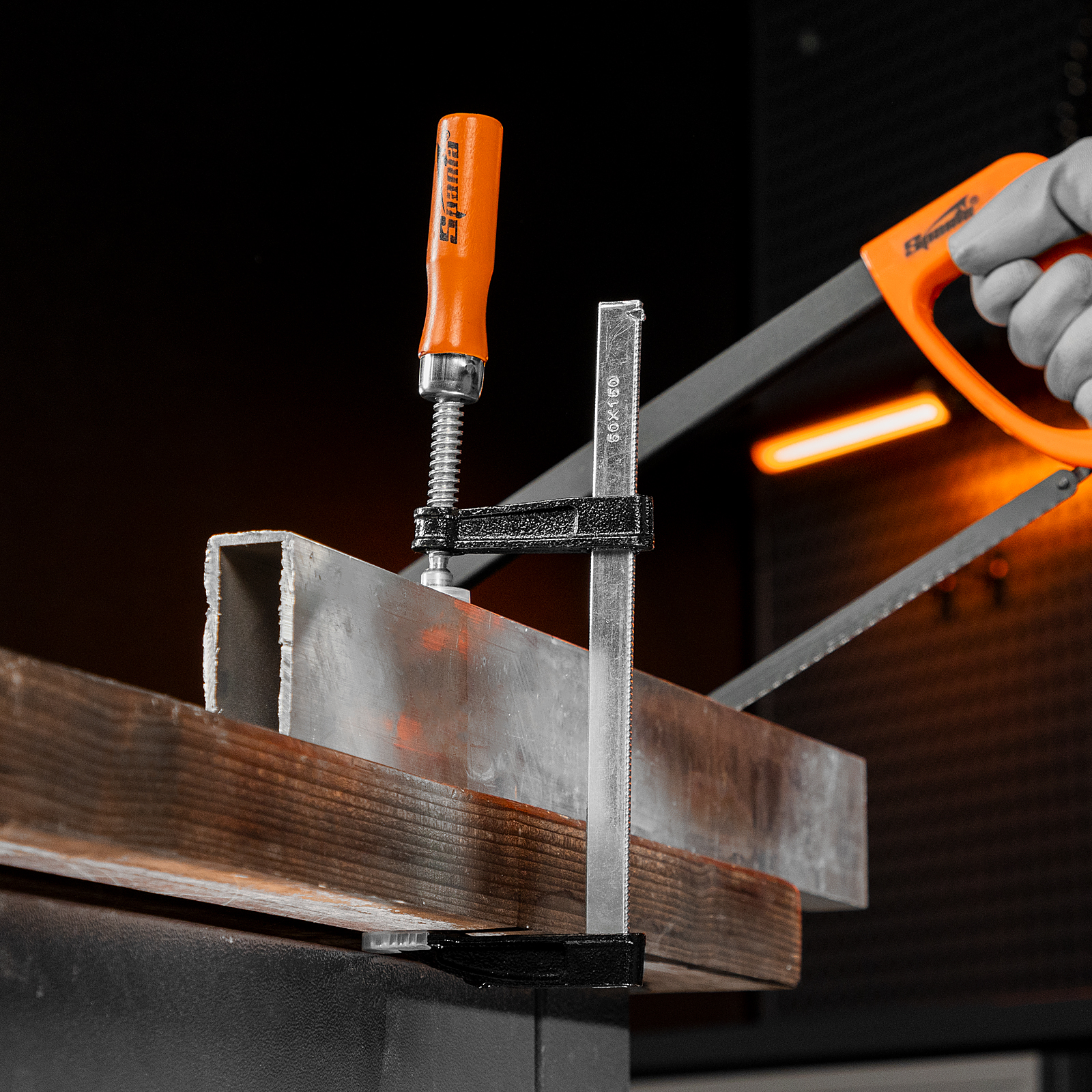 Струбцина F-образная, 150 х 50 мм Sparta