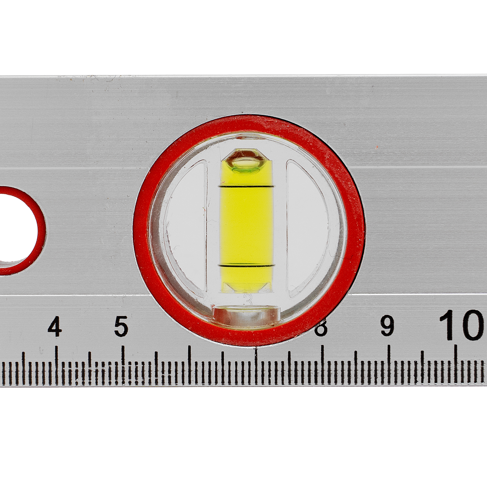 Уровень алюминиевый, 600 мм, 3 глазка, линейка Sparta