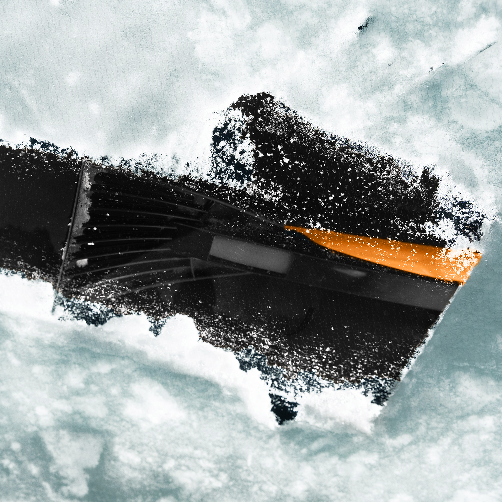 Щетка-сметка для снега со скребком, 530 мм Sparta