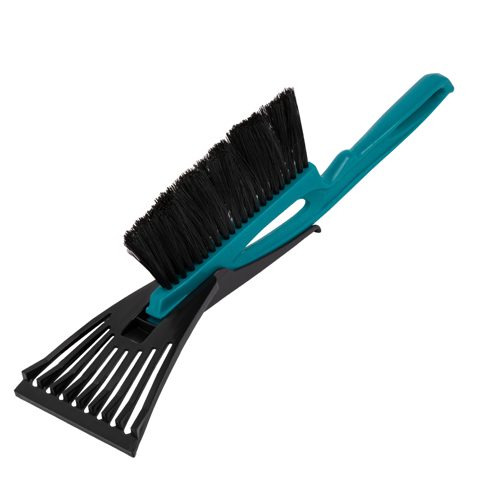 Щетка-сметка для снега со скребком 400 мм, бирюзовая Sparta