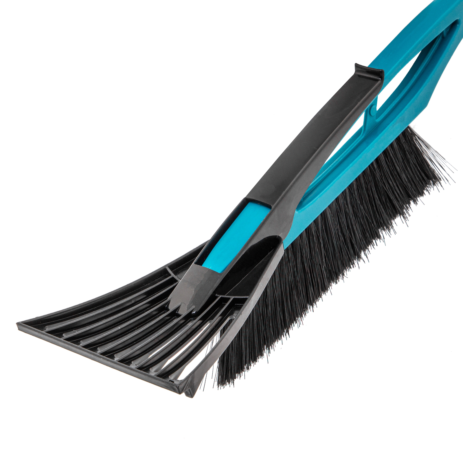 Щетка-сметка для снега со скребком 530 мм, бирюзовая Sparta