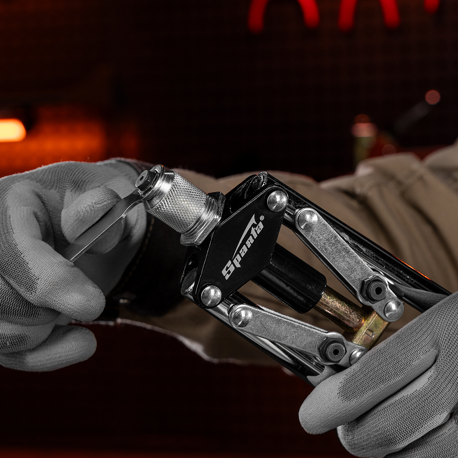 Заклепочник, 450 мм, двуручный, усиленный, заклепки 3.2-4.0-4.8 мм Sparta