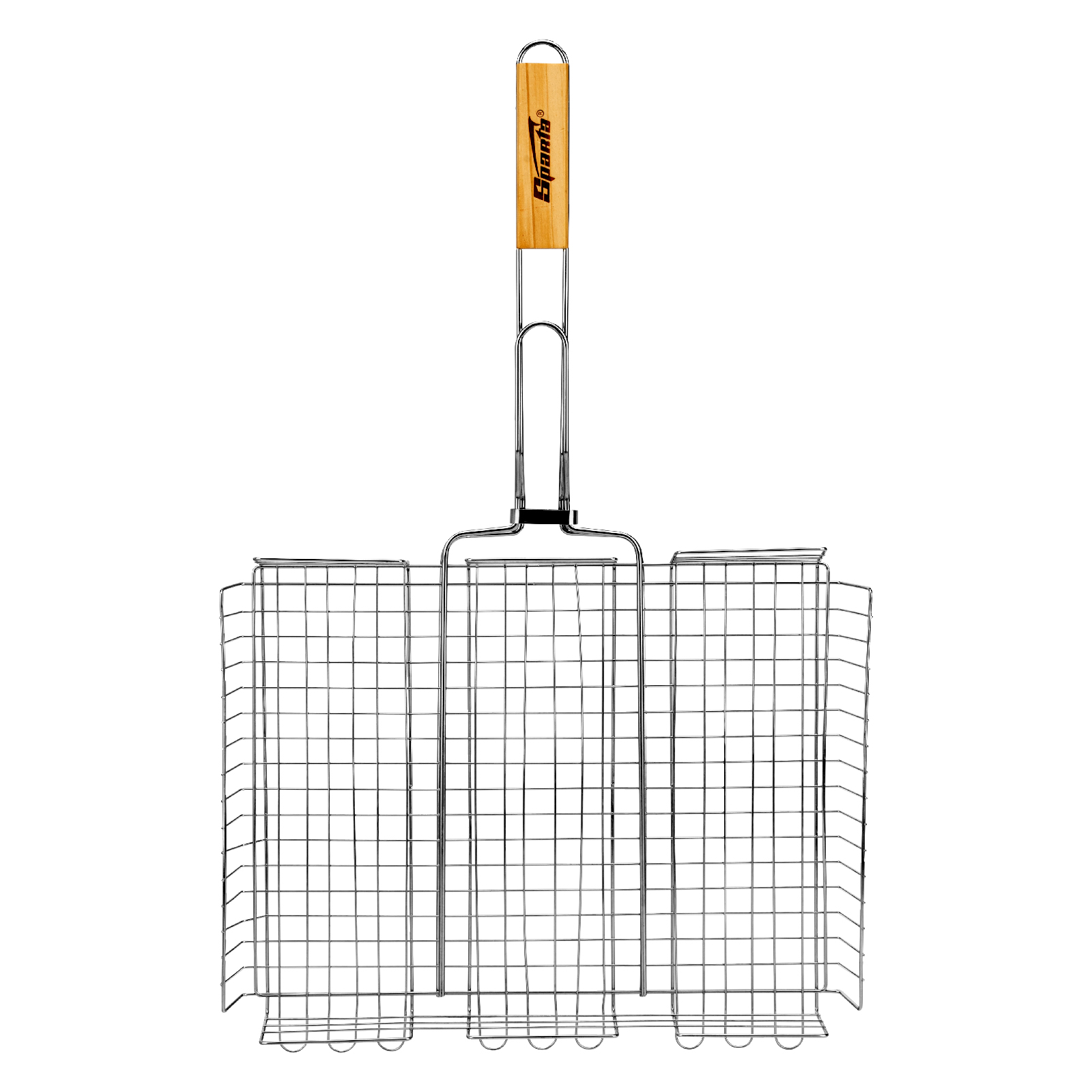 Решетка-гриль 300 х 400 х 65 мм, объемная, хромированная Sparta