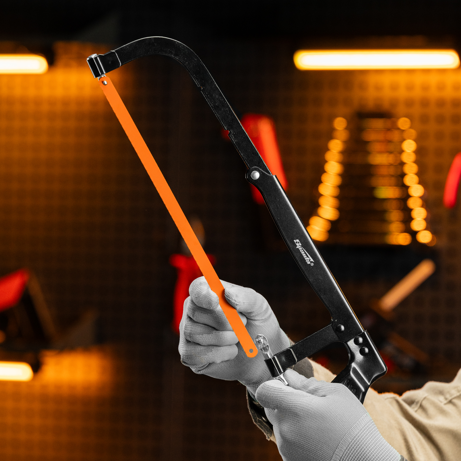 Ножовка по металлу, 200-300 мм, металлическая ручка Sparta