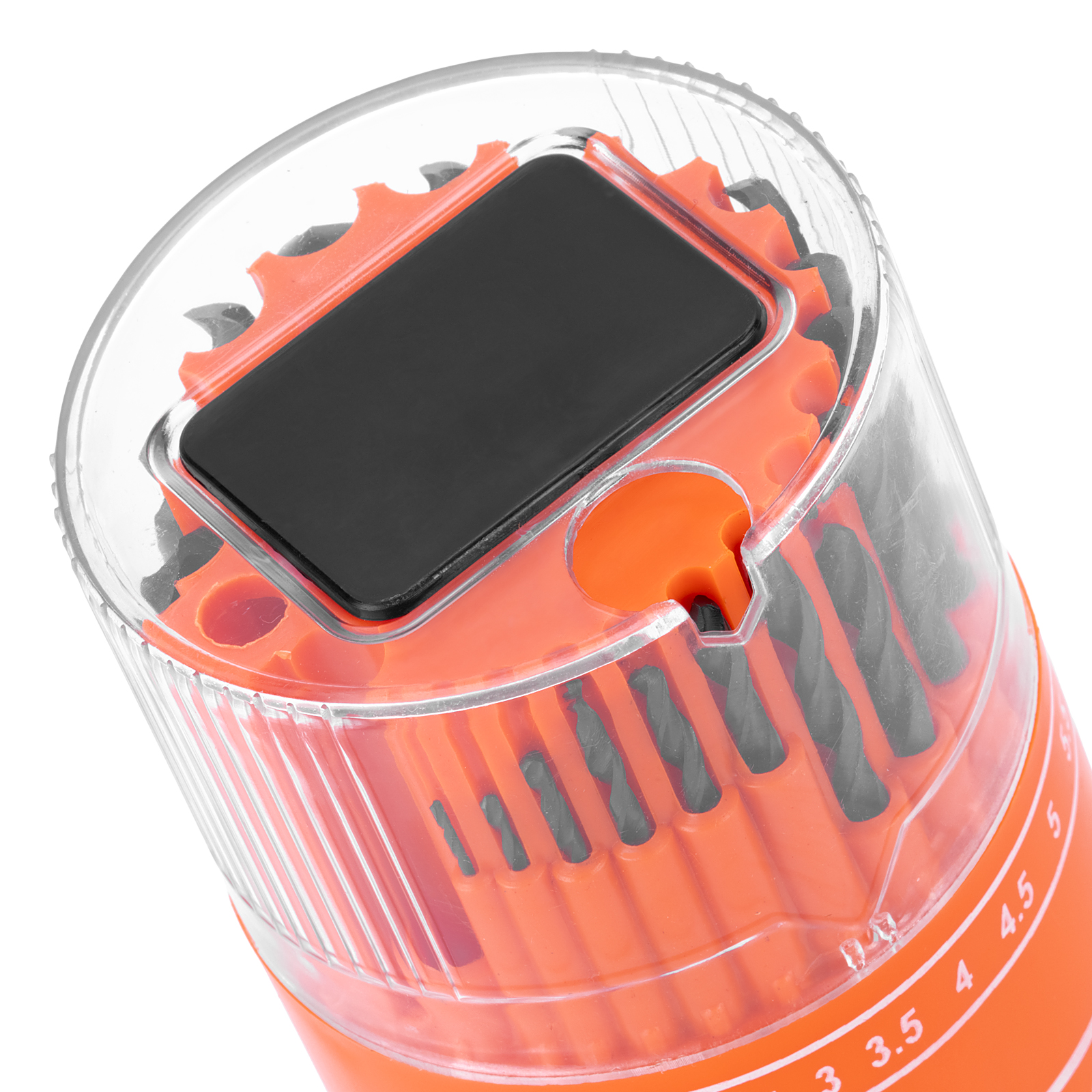 Набор сверл по металлу, 1-10 мм, (через 0.5 мм) HSS 19 шт, в стакане, цилиндрический хвостовик Sparta