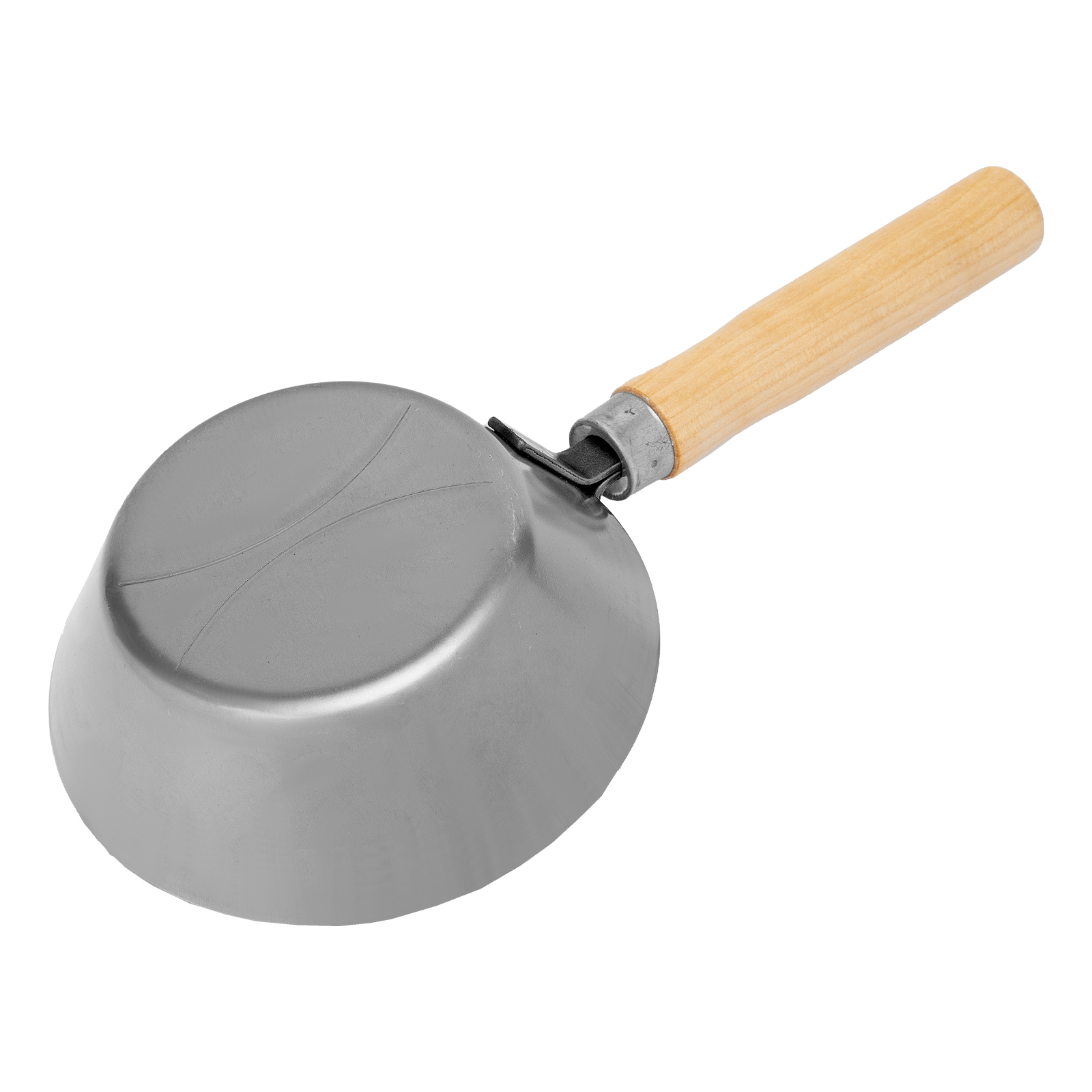 Ковш стальной штатурный, деревянная ручка Sparta