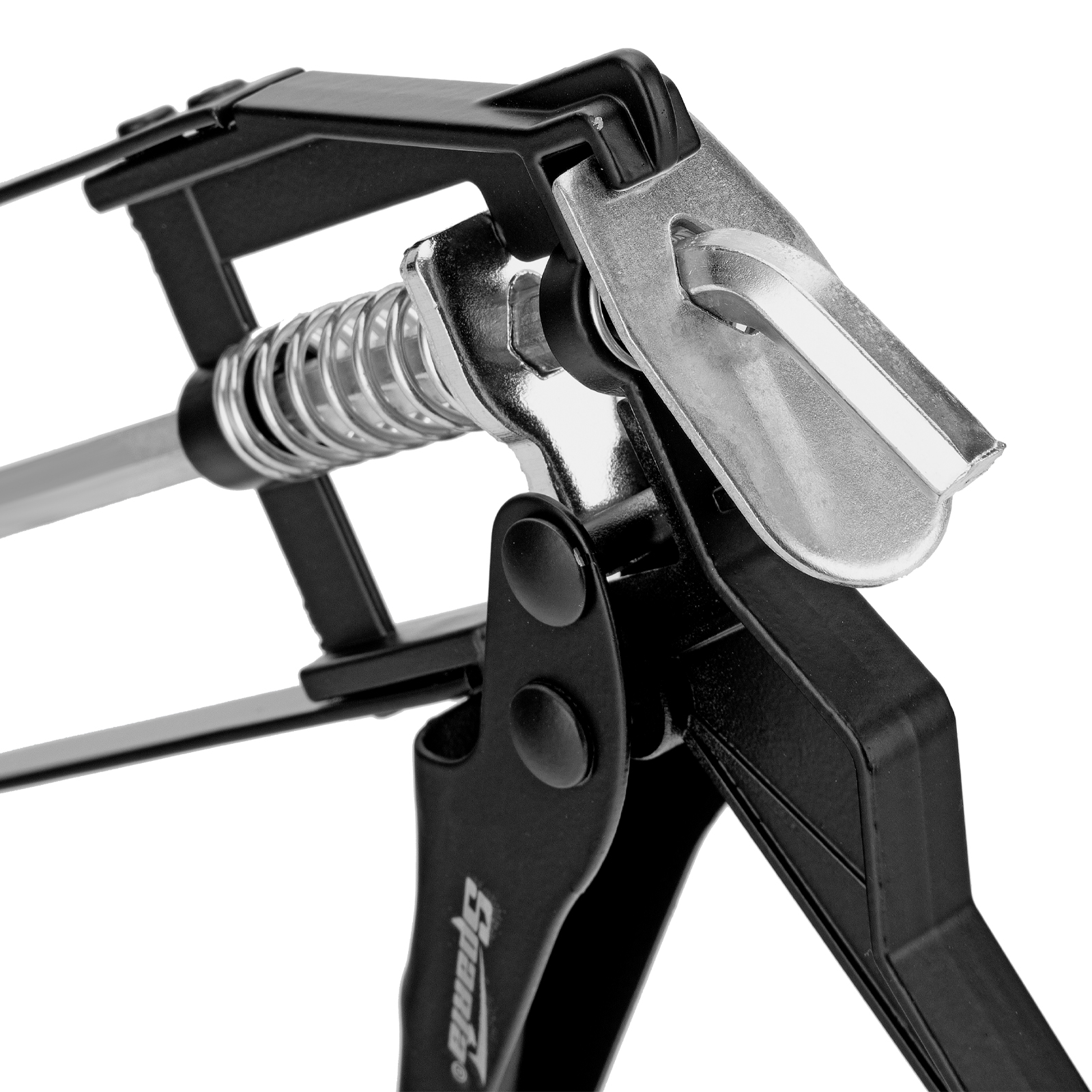 Пистолет для герметика, 310 мл, "скелетный", усиленный с фиксатором, шестигранный шток 7 мм Sparta