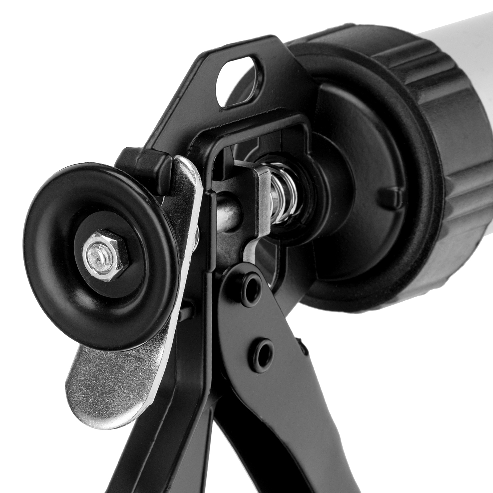 Пистолет для герметика, 750 мл, "закрытый", алюминиевый корпус, круглый шток 8 мм Sparta