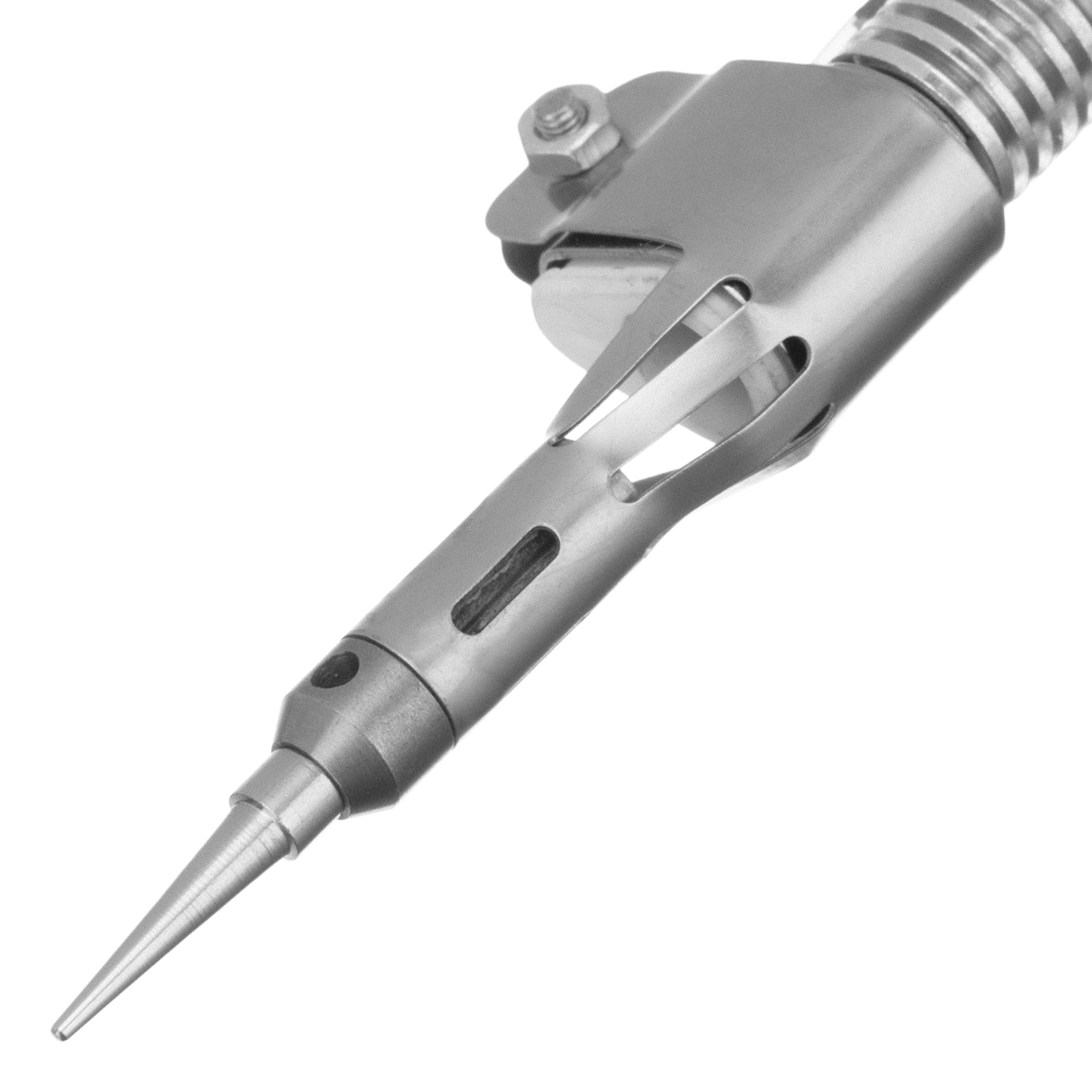 Горелка газовая, тип "Карандаш" c пьезоподжигом + 4 насадки для пайки, 200 мм Sparta