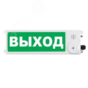 Оповещатель взрывозащищенный светозвуковое табло  ТСЗВ-Exm-М-Прометей, ''Вентиляция работа'', З/Б,  12-36В