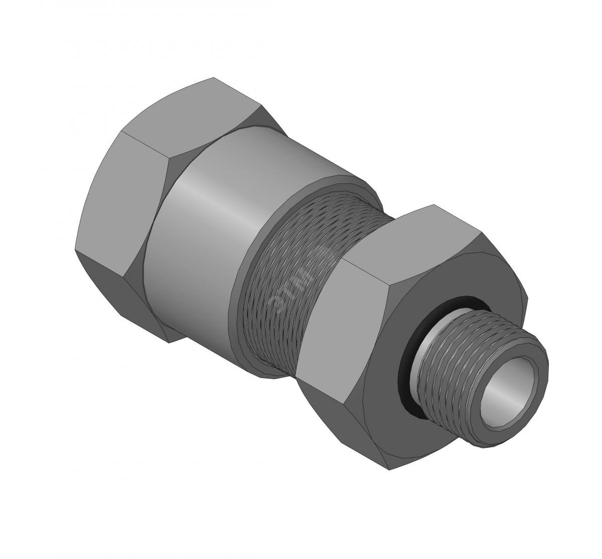 Ввод кабельный с резьбой М20х1,5 мм для прокладки кабеля в металлорукаве РЗ-ЦП-20