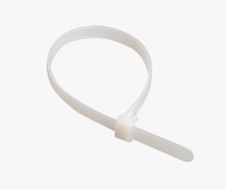 Хомут кабельный пластиковый 300х4,8мм для крепления термокабеля 500шт.