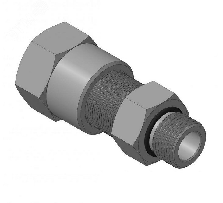Ввод кабельный из пластика с резьбой М20х1,5 мм для открытой прокладки кабеля