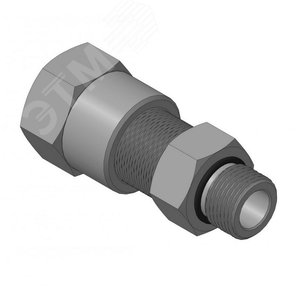 Ввод кабельный из пластика с резьбой М20х1,5 мм для открытой прокладки кабеля