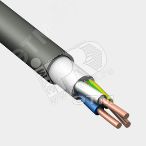 Кабель силовой ВВГнг(А)-FRLSLTx 5x1.5 ок          (N.PE)-0.66