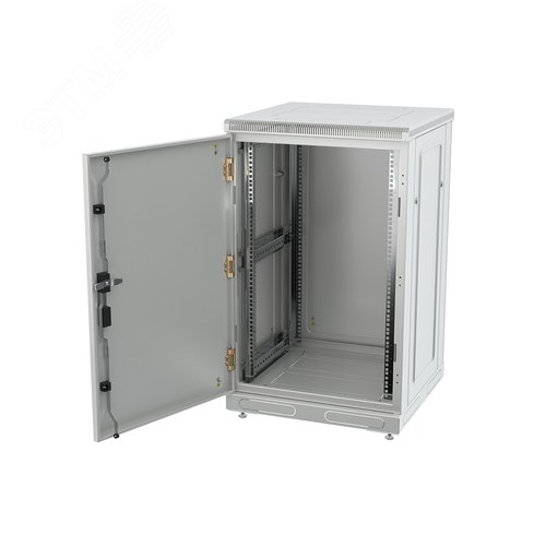 Шкаф напольный телекоммуникационный 19д18U(600x800) передняя дверь металл