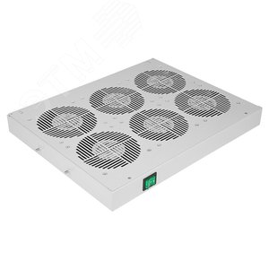 Модуль вентиляторный 6 вентилятора с термодатчиком без шнура питания 35С