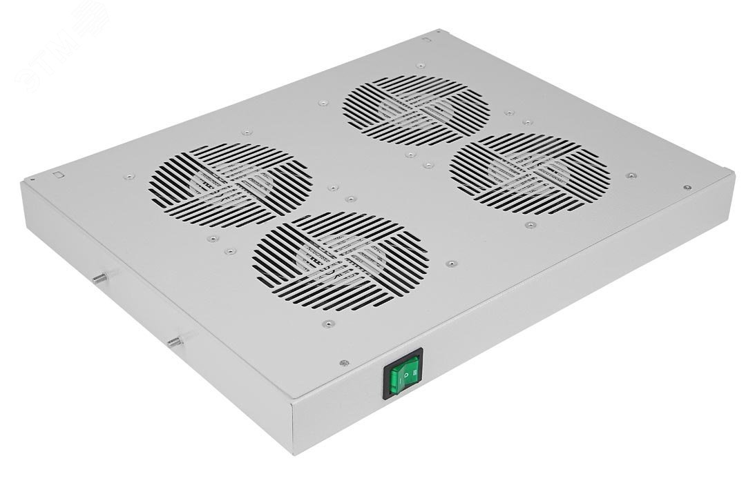 Модуль вентиляторный 4 вентилятора с термодатчиком без шнура питания 35С