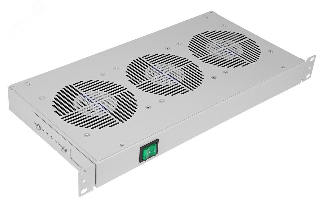 Модуль вентиляторный 3 вентилятора с термодатчиком без шнура питания 35С