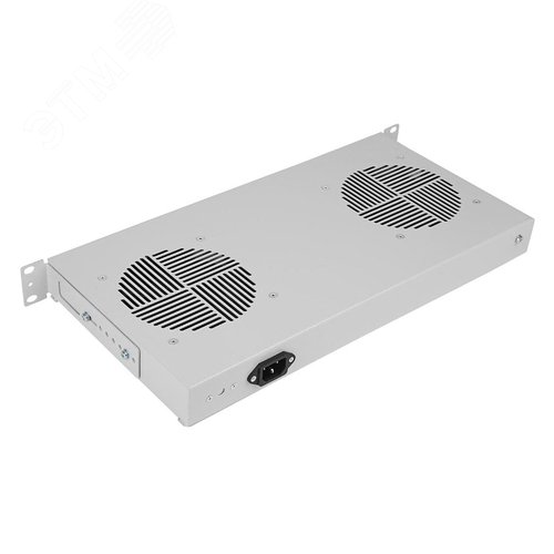 Модуль вентиляторный 2 вентилятора с термодатчиком 35С со шнуром